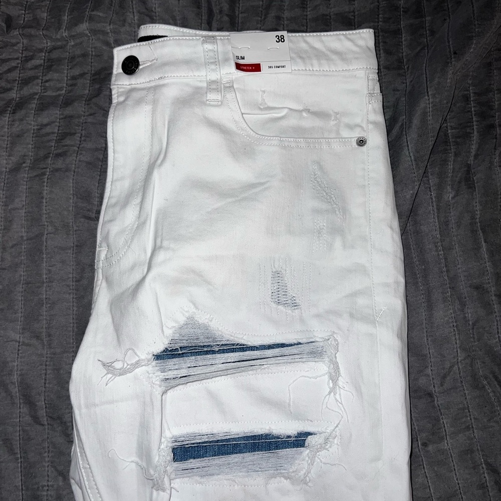Brand new distressed Jean shorts for men with tags